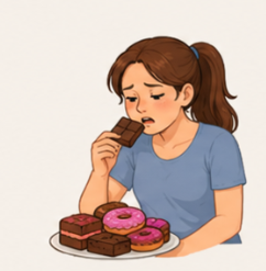 Compulsão por doce e carboidrato