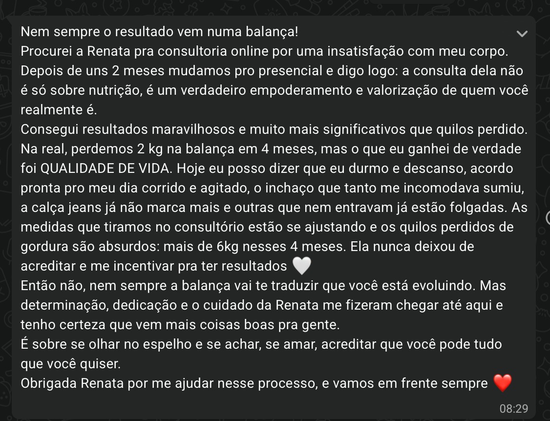 Depoimento 9 - resultado Box 35+ Leve